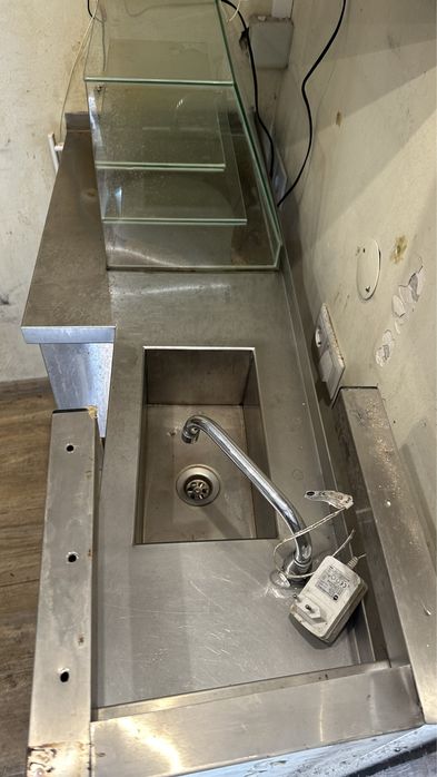 Movél inox com pia