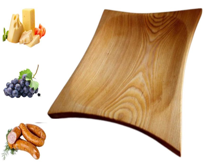 Deska Do Przekąsek Korytko Miska Misa Talerzyk Drewniany Tacka Talerz
