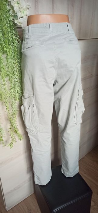 Sg Spodnie męskie M  Zara cargo z kieszeniami