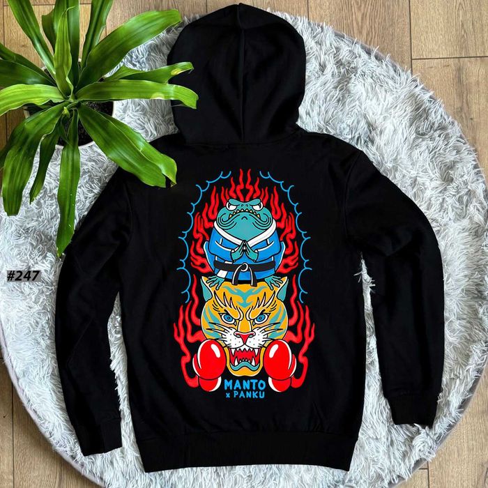 Кофта МАНТО Черная — Мужское Худи MANTO Jiu Jitsu — S M L XL XXL