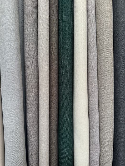 Штори льон, блекаут, нубук, мрамор, мішковина, рогожка