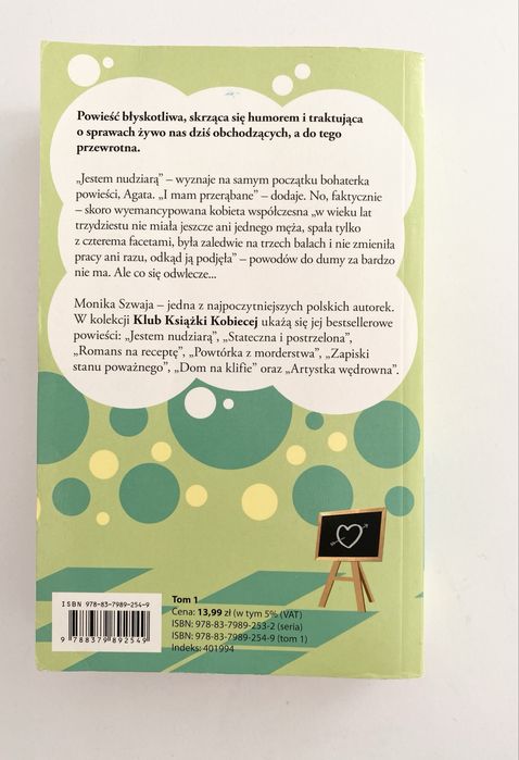 Książka Monika Szwaja „Jestem nudziarą”