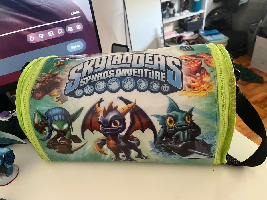 Vendo skylanders com uma Nintendo 2DS