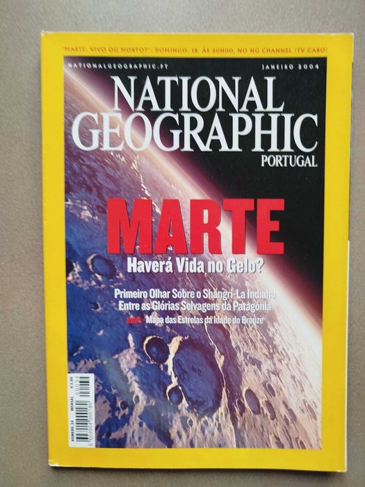 Revista National Geographic antiga Janeiro de 2004