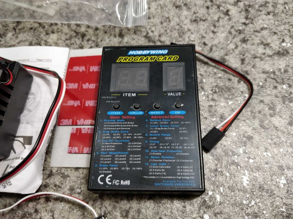 RC регулятор Hobbywing Brushless 4S 6S безколекторний 120А 150А мотор