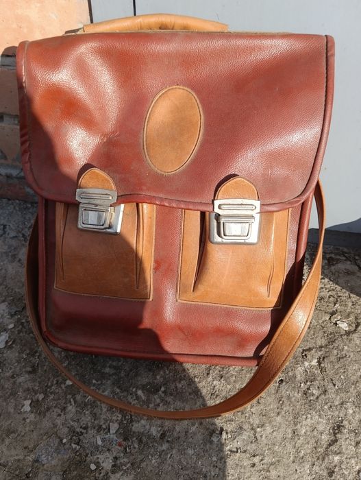 Шкіряний портфель сумка