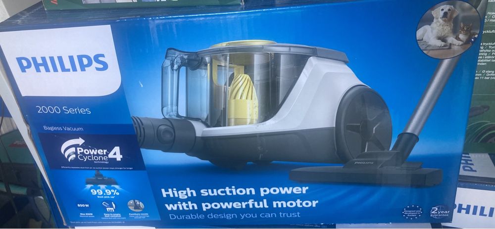 Philips 2000 Series – Odkurzacz bezworkowy z PowerCyclone 4 STAN: NOWY