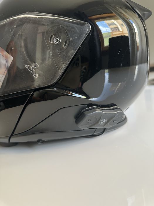 Capacete bmw Carbon com intercomunicador