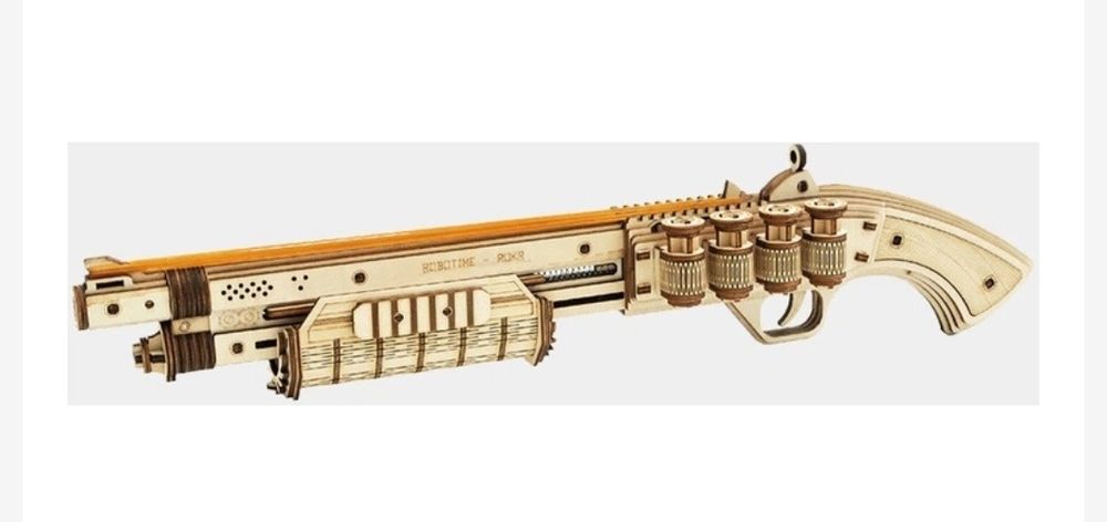 Конструктор Механічний 3D пазл Дробовик Terminator M870 Robotime