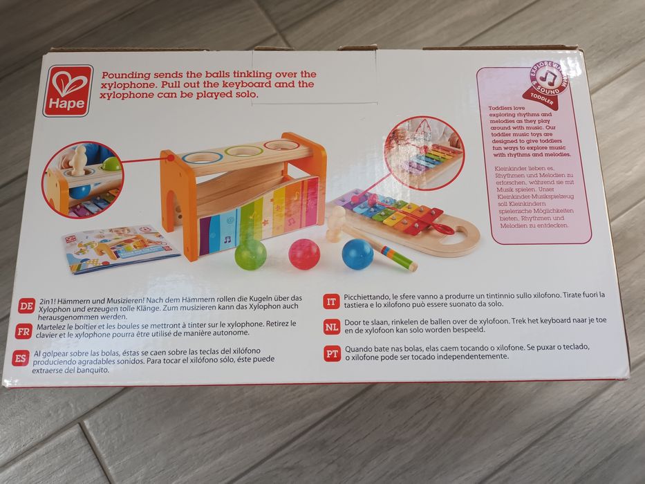 Hape Pound and Tap Bench  Novo 12M+


+3
Este brinquedo é o Hape Pound