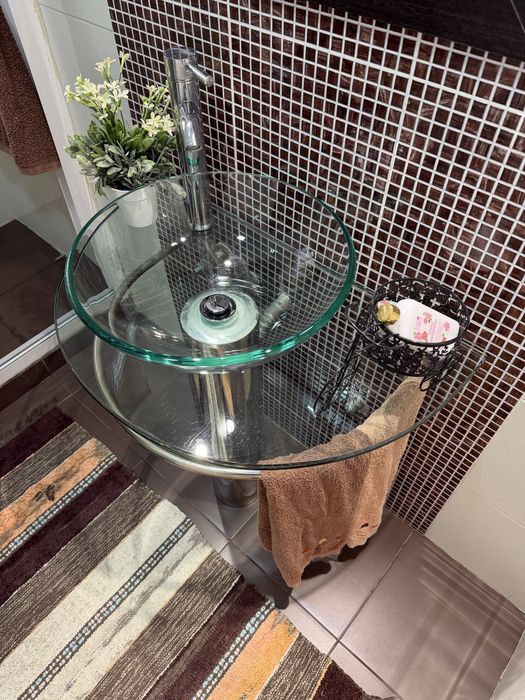 Conjunto Wc lavatório + espelho