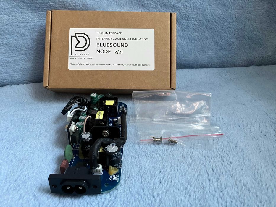 Bluesound Node 2i + interfejs i zasilacz PD Creative