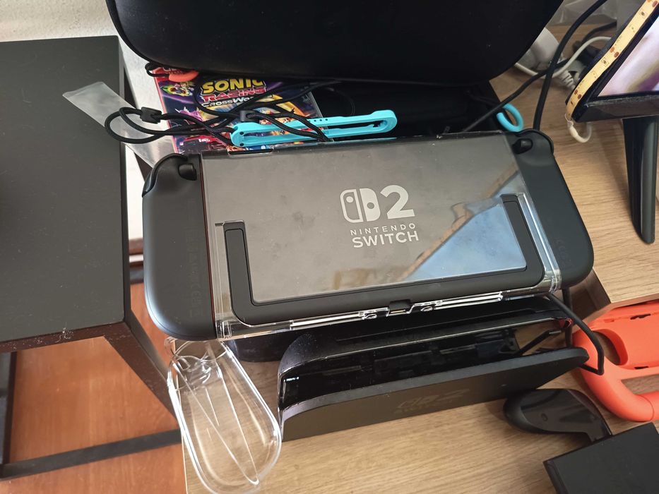 Nintendo Switch 2 + Sonic Racing + Acessórios – Pack Completo