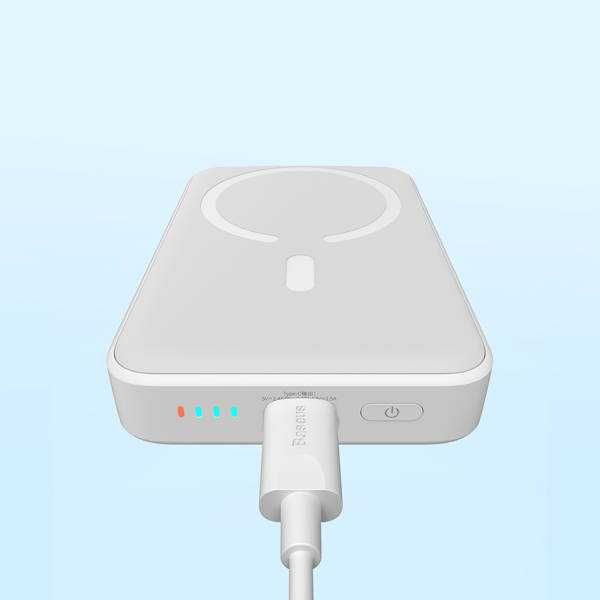 Powerbank BASEUS Magnetic Mini 10000mAh 20W Biały NOWY