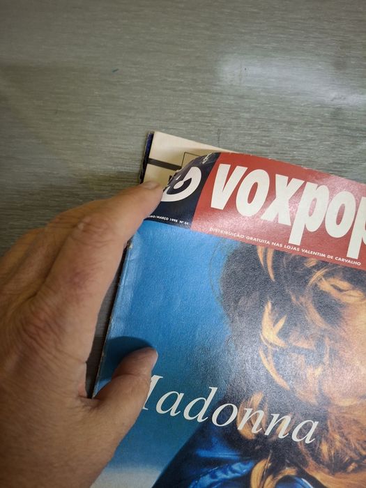 Revista antiga Madonna
