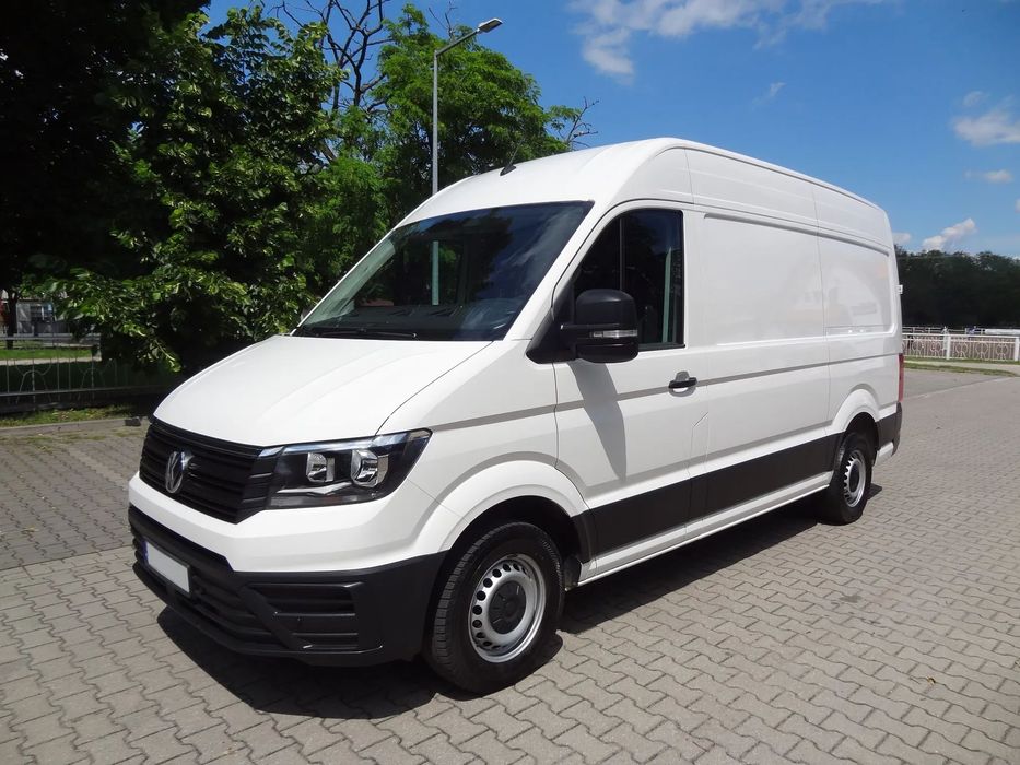 Volkswagen Crafter 2 L2H2 Furgon 35 Średni  2021r Salon Polska 1 właściciel Bezwypadkowy IDELANY!