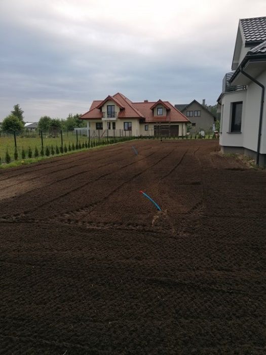 Usługi ogrodnicze glebogryzarka separacyjna zakładanie trawników