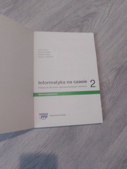Informatyka na czasie 2 - klasa 2
