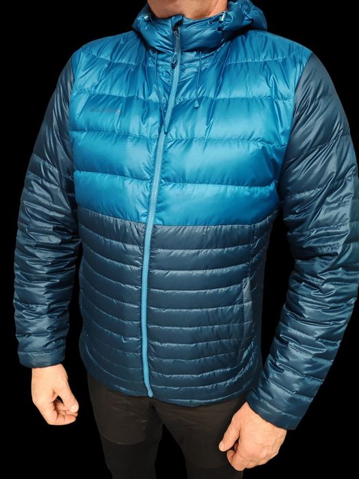 Super model ciepłej ultralekkiej kurtki puchowej Mammut Convey IN Hooded Jacket Men rozm XL