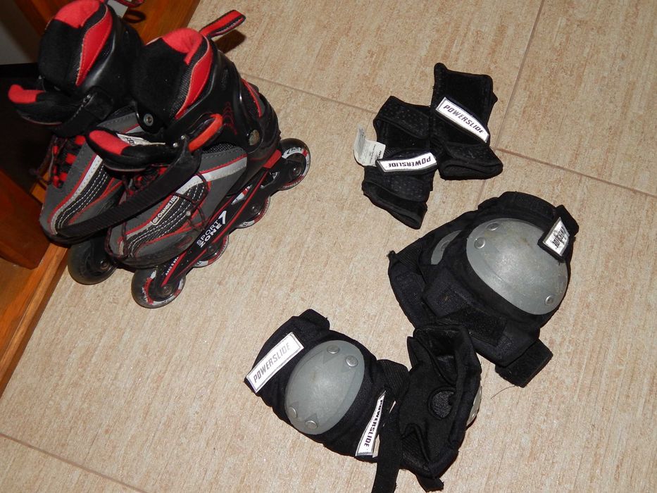 Patins de criança 32/34 com proteções