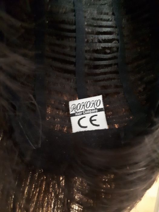 Damska Peruka Ciemny Brąz Krótka