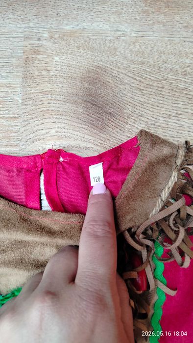 Strój, kostium, przebranie Indianin.