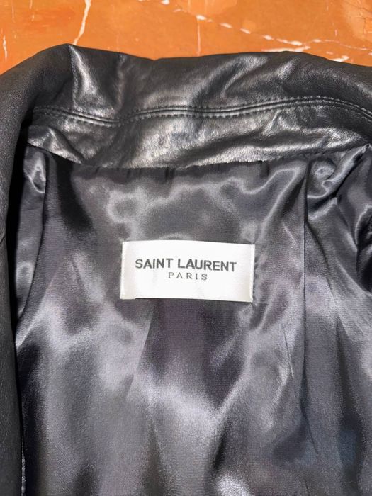 Шкіряна косуха YSL
