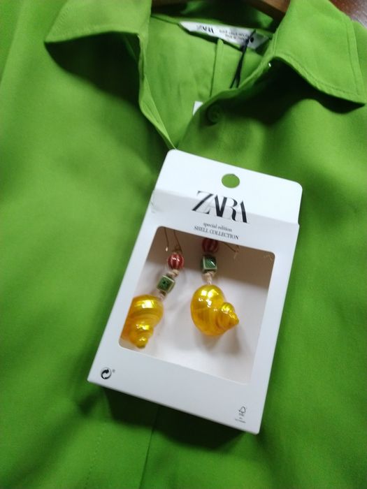 Kolczyki z masy perłowej Zary