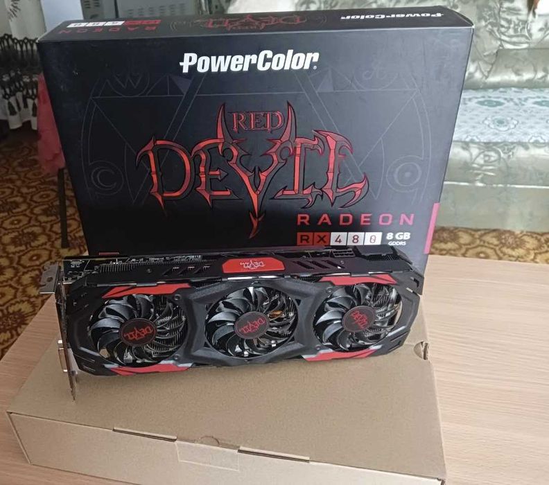 Відеокарта PowerColor PCI-E Radeon RX 480 8GB DDR5 Red Devil: 2 500 грн ...