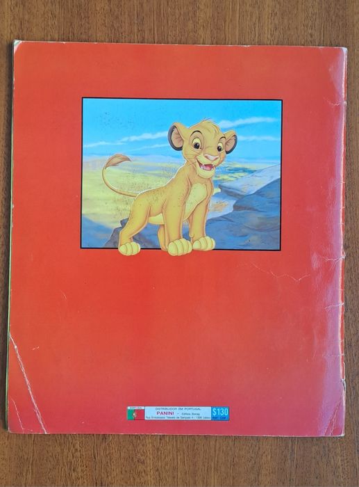 Caderneta Rei Leão Lion King completa - Panini Disney