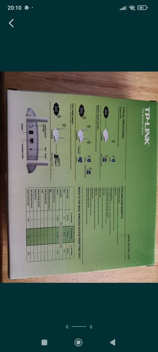 Acess point repetidor Tp Link TL-WA801ND