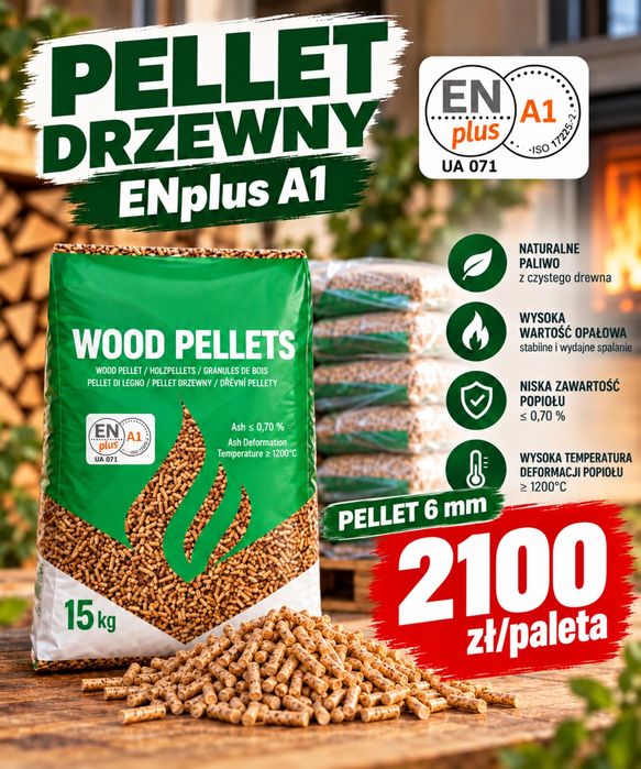 Pellet drzewny ENplus A1