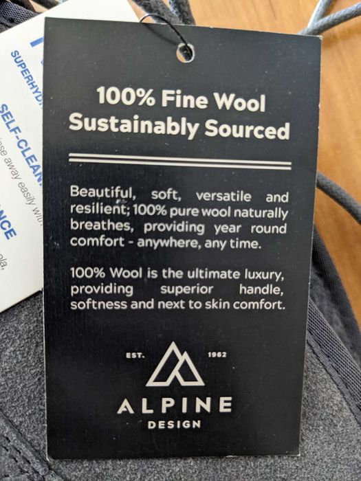 Ботинки угги полусапоги Alpine 100% шерсть