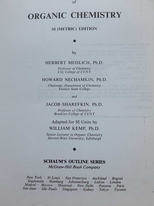 Manual Química Orgânica em Inglês - 11-12º ano