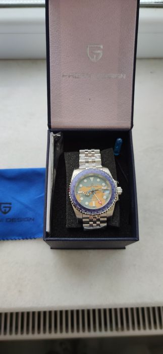 Мужские часы Pagani Design GMT Sapphire NH34A