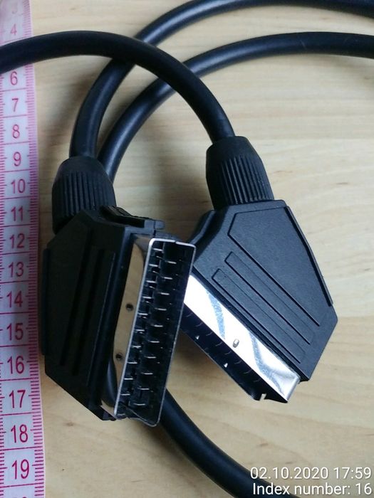 Kable EURO-EURO 21 PIN 1,5m i 80cm