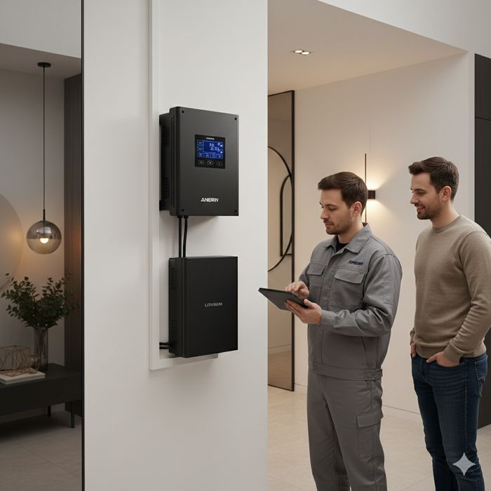 Інвертор Anern 6.2кВт + МОНТАЖ за 1 день. Світло буде завжди!