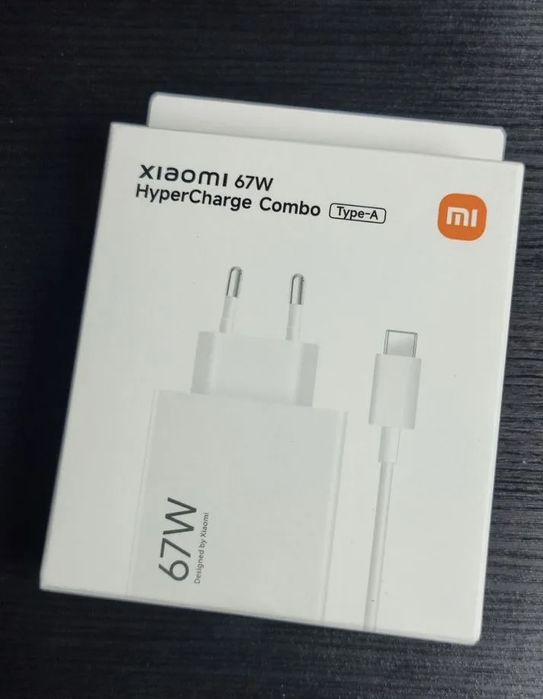 Швидка зарядка xiaomi оригінал oem 33W 45W 67W 90W 120W Блок + кабель