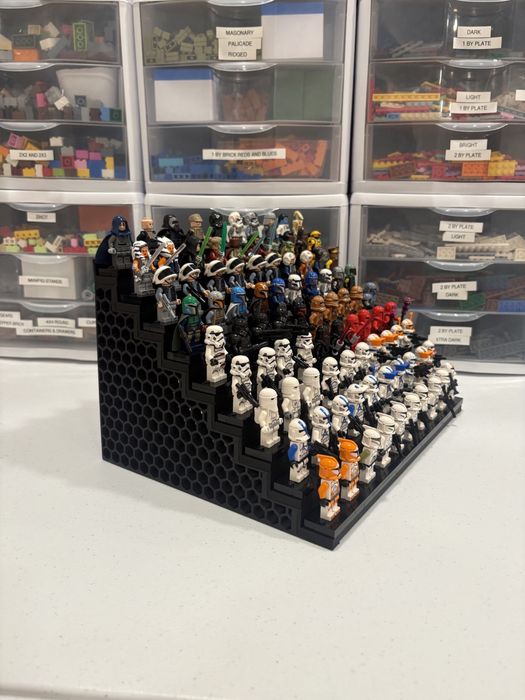 Великий стенд ‼️  підставка для мініфігурок Lego на 90+ шт Лего