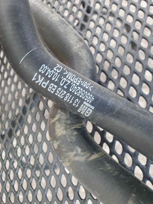 Nagrzewnica rura przewod Opel Astra H III 3 1.6 benzyna kpl europa