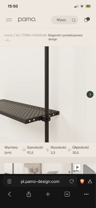 Pamo Design Wieszak na ubrania (szafa otwarta/garderoba)