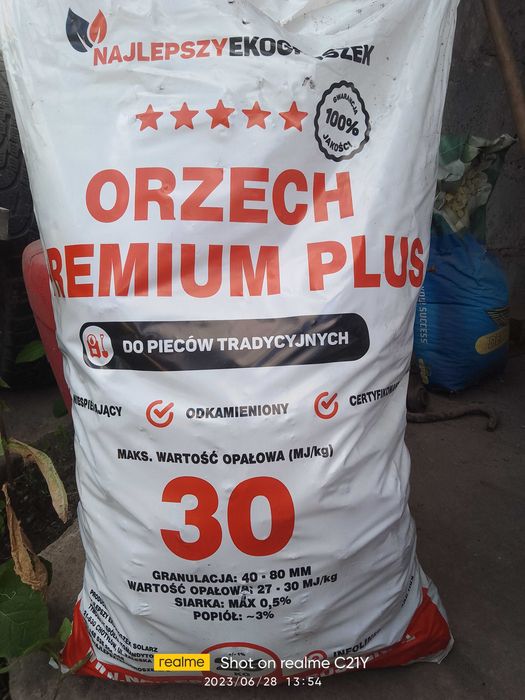 Węgiel orzech, workowany, groszek, pellet Poltarex sobianek lew