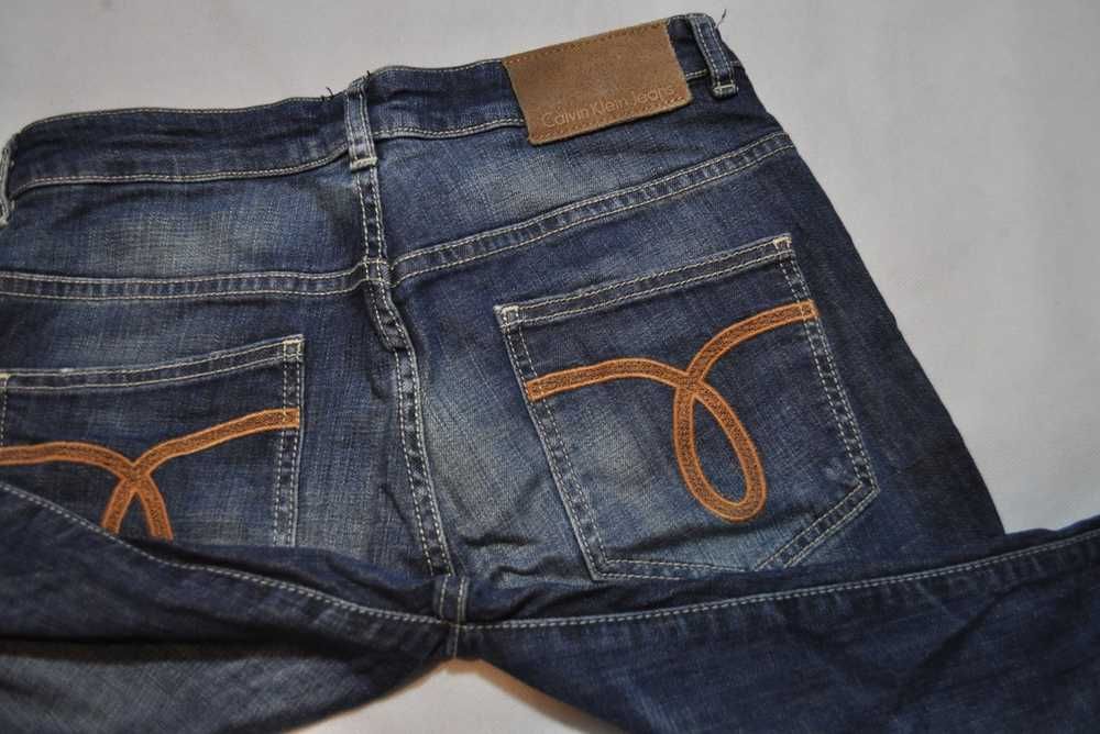 CALVIN KLEIN JEANS 80cm 30/32 damskie spodnie jeansowe stretch fit s2v