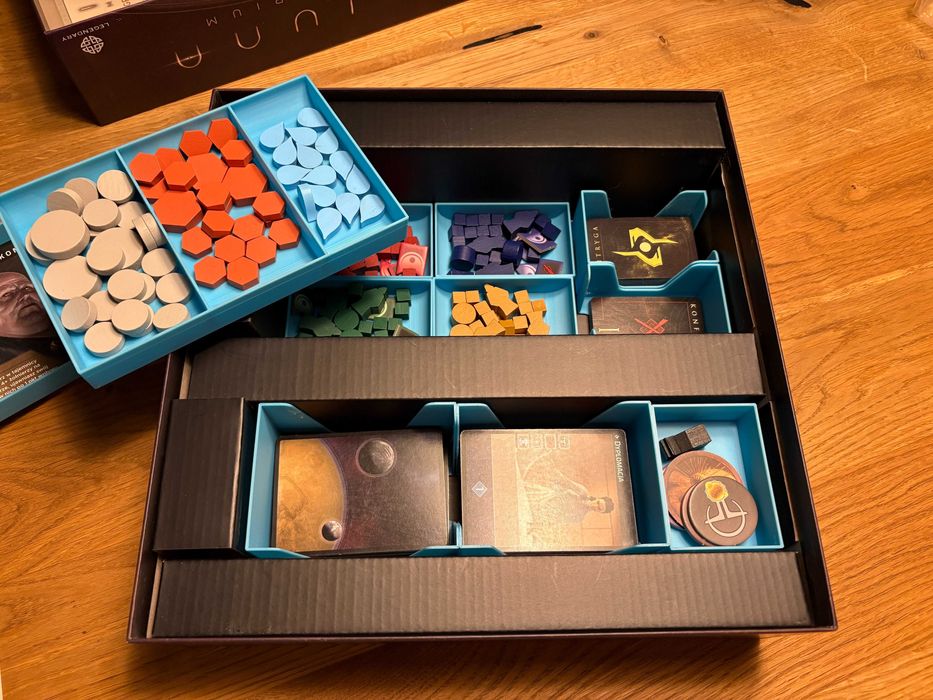 Insert do gry Diuna Imperium + 2 dodatki + etykiety na tacki ORGANIZER