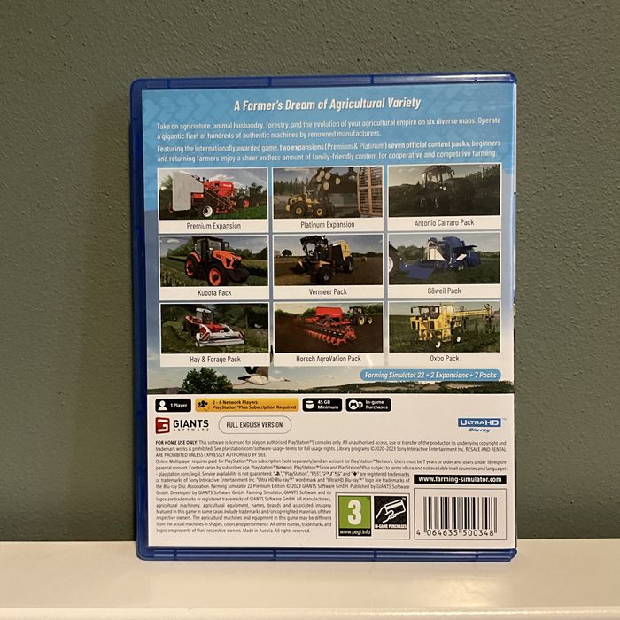 Farming Simulator 22 Premium Edition (PS5)