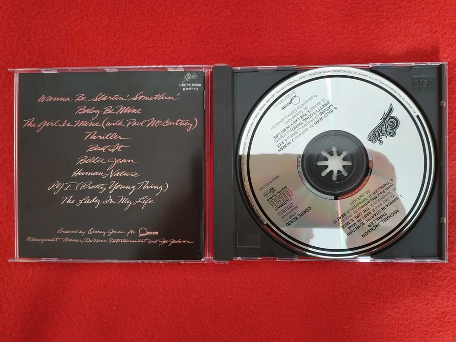 Продам европейский фирменный аудио-CD Michael Jackson – Thriller, 1982