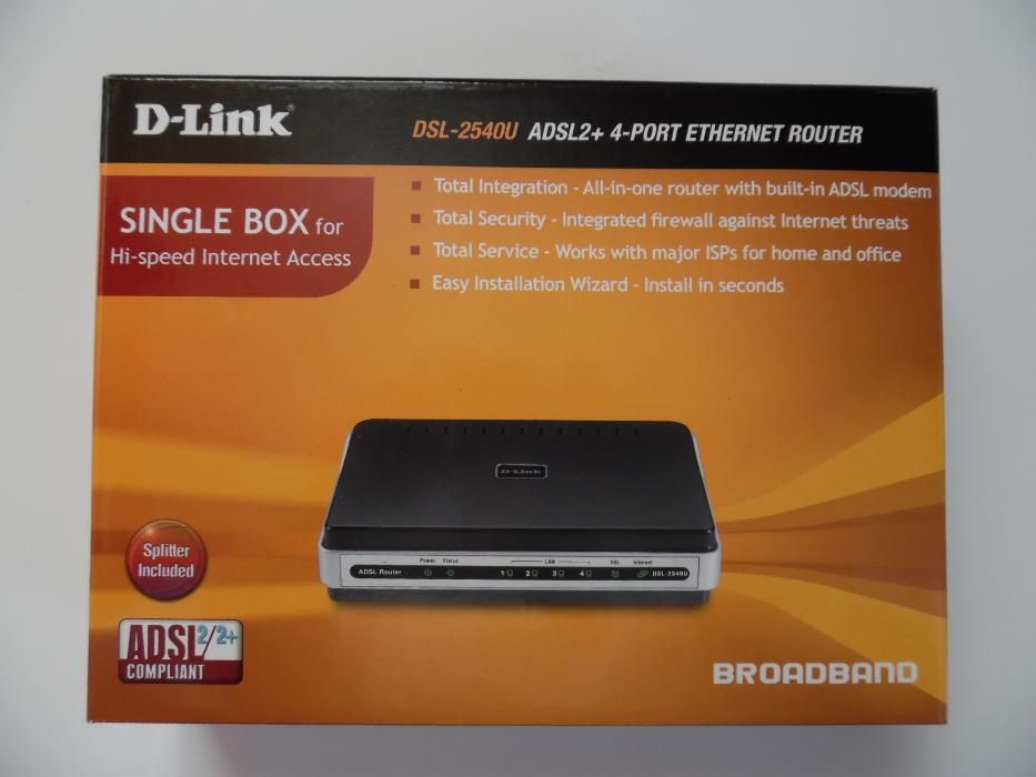 Маршрутизатор, модем, D-LINK DSL-2540U