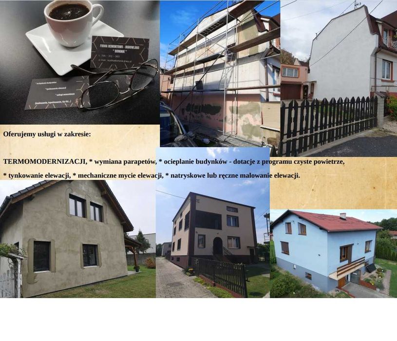 Ocieplenia; Termomodernizacja; Ocieplanie domów, Czyste powietrze.