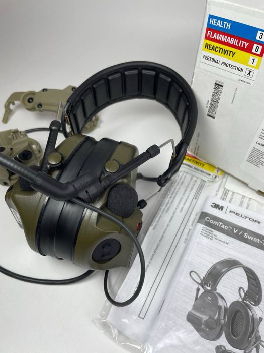 3M Peltor активна гарнітура із мікрофоном на чебурашках Нові Швеція!