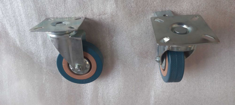 Kółka obrotowe z hamulcem lub bez2+2  duża ilość.